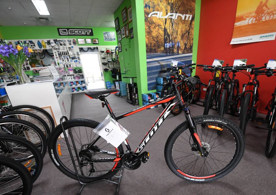 THEFT: A bike similar to the one stolen from Kevin Bartlett's shop. 