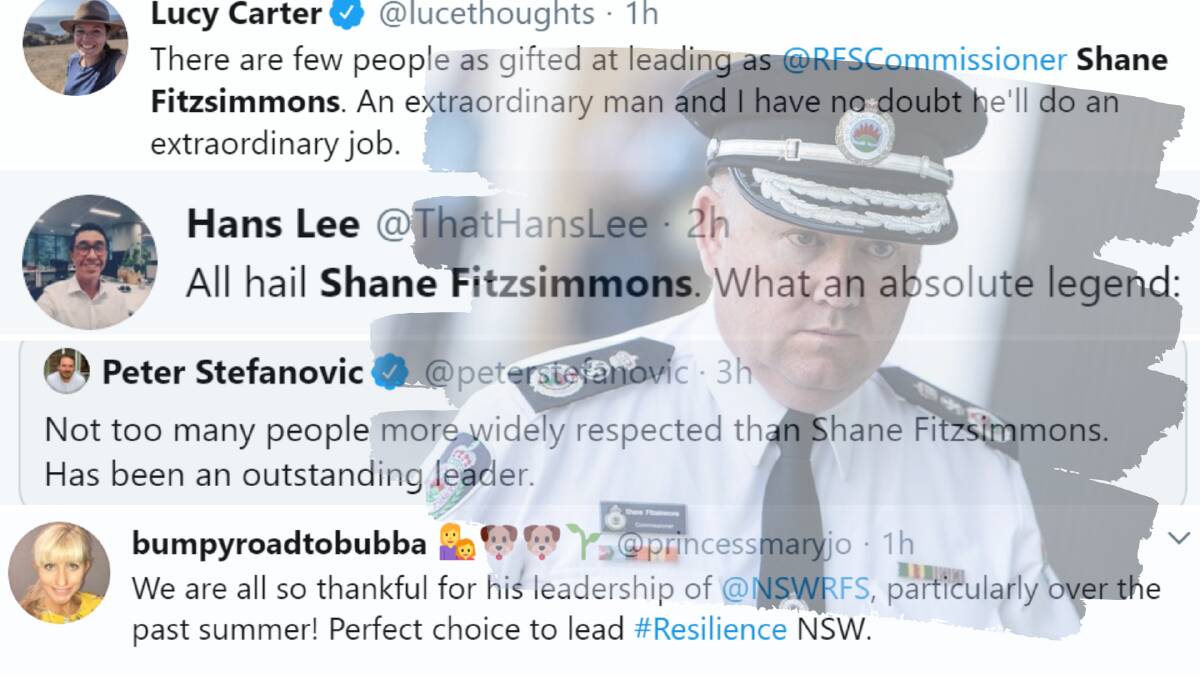 Our 'true hero' Shane Fitzsimmons to take the lead in times of disaster