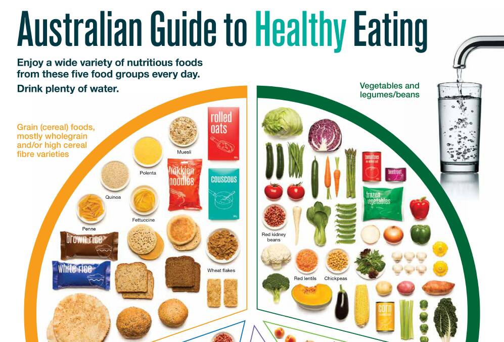 Australian Dietary Guidelines, which is supposed to be the recommended diet for Australians, promotes the intake of high carbohydrate foods.