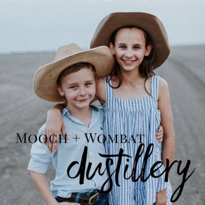 Will and Macie McNulty, "The Grove", Goondiwindi, have created Mooch + Wombat DUSTillery to raise funds for bush kids this Christmas.
