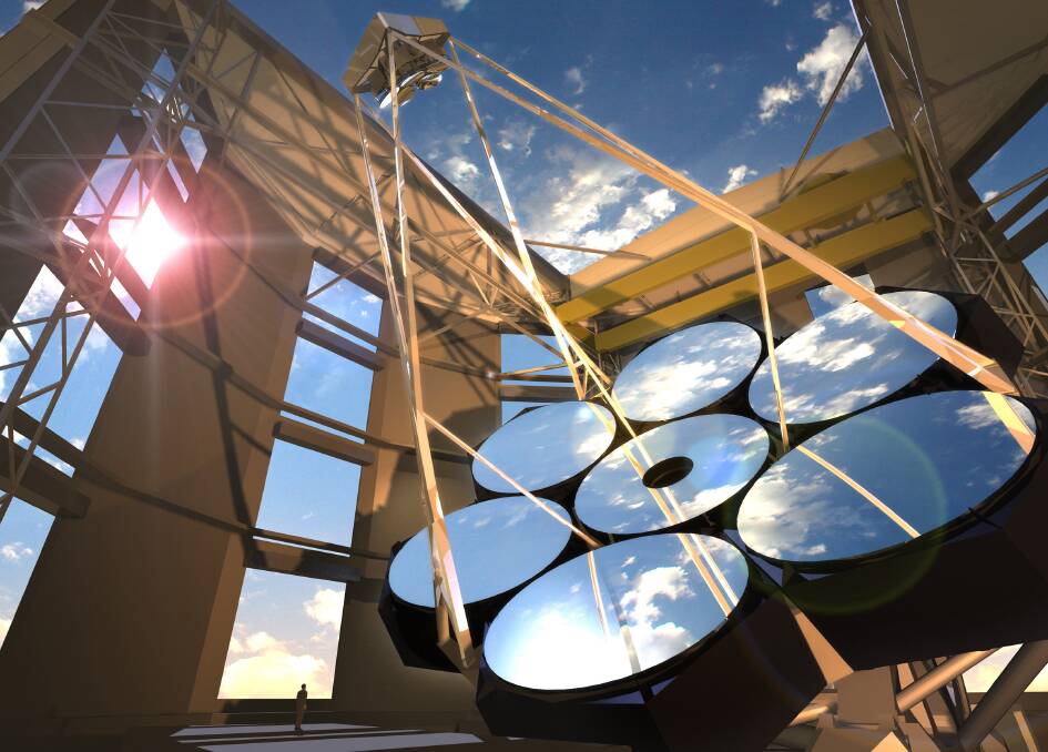 The GMT is expected to be the largest telescope on earth with seven mirrors measuring 25 metres across.