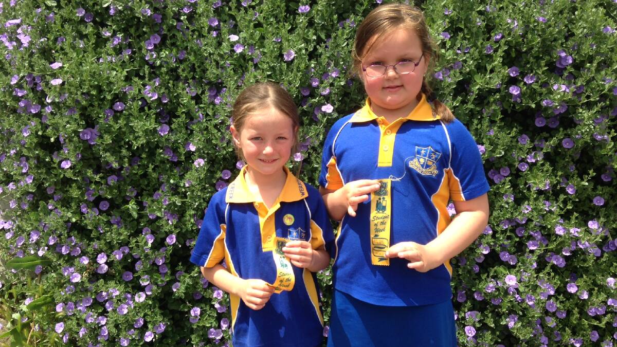 Student of the Week: Matilda Holden and Lilli-Lee Bull.