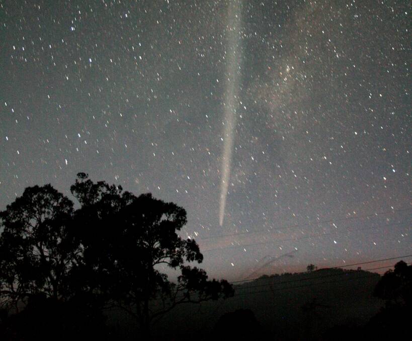 Comet C/2011 W3 Lovejoy: The Great Sungrazing Comet of 2011. Photo Chris Wyatt