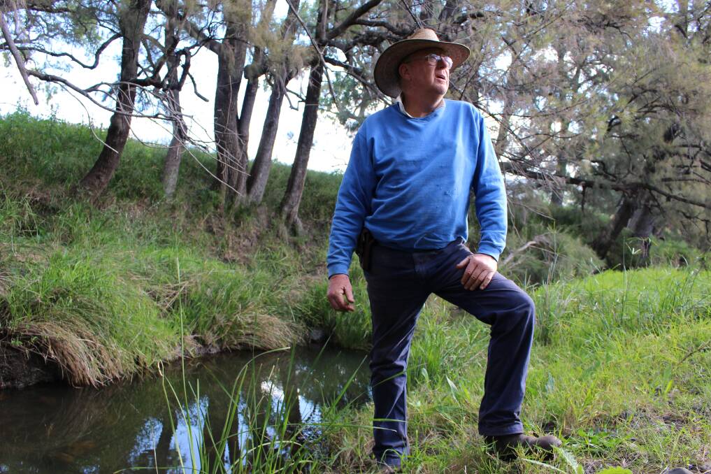 Craig Carter, Tallawang, Parraweena, and the Upper Mooki Landcare group are undertaking works that will help retain moisture in the soil as part of the Upper Mooki Rehydration Project.