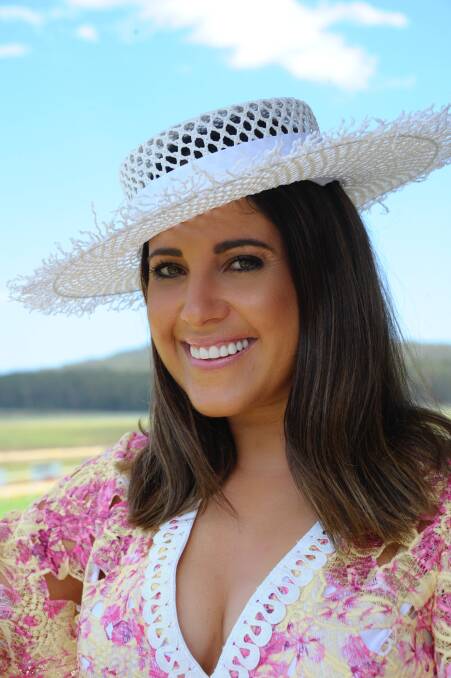 Racing NSW media executive Julieanne Horsman at a recent country race meeting.