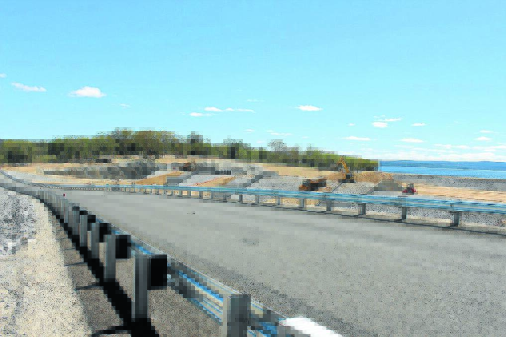 NEW ROAD: The Copeton Dam Rd and spillway works are part of the upgrade.
