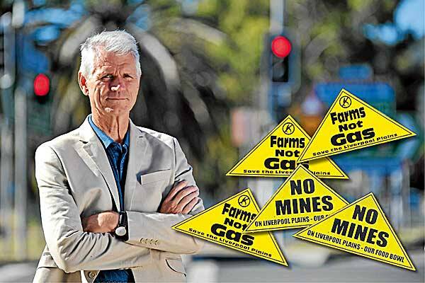 STEPPING UP: Lock The Gate Alliance president Drew Hutton says protests against mining and coal seam gas in the northern region are only going to get more intense to put pressure on politicians to act. Photo: Barry Smith 160512BSE10