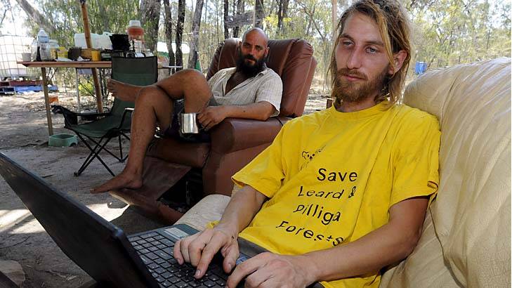 "We have plenty of tricks up our sleeve'' … activist Jonathan Moylan had his laptop and mobile phone seized by ASIC this week.