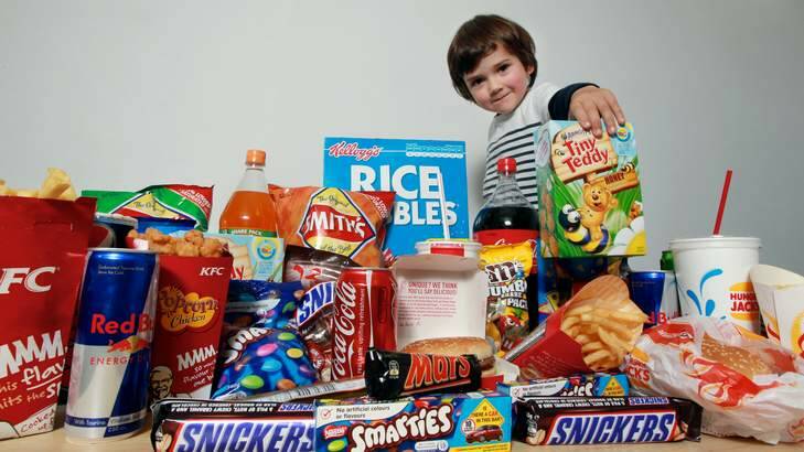 Huge battle ... cartoon characters are being used to hook children into buying junk food.