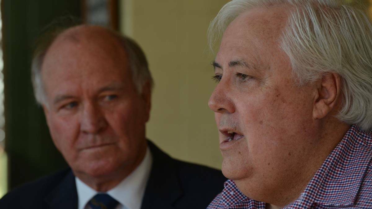 Tony Windsor and Clive Palmer.