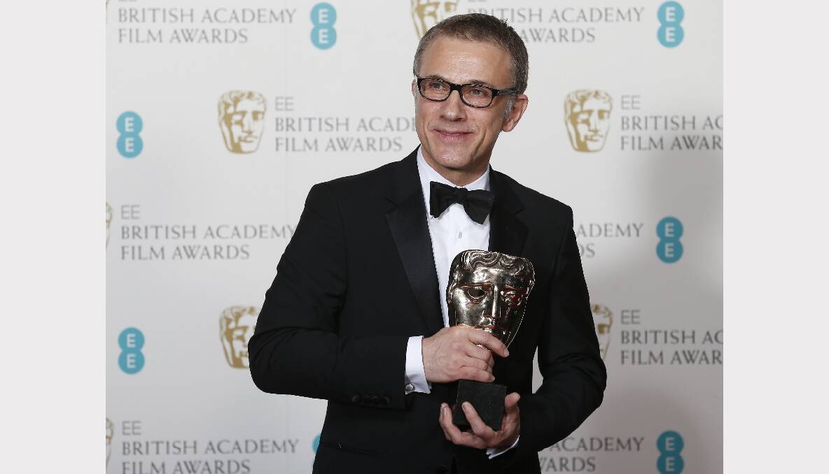 Christoph Waltz celebrates after winning the Best Supporting Actor award for "Django Unchained". Photos: GETTY IMAGES, REUTERS