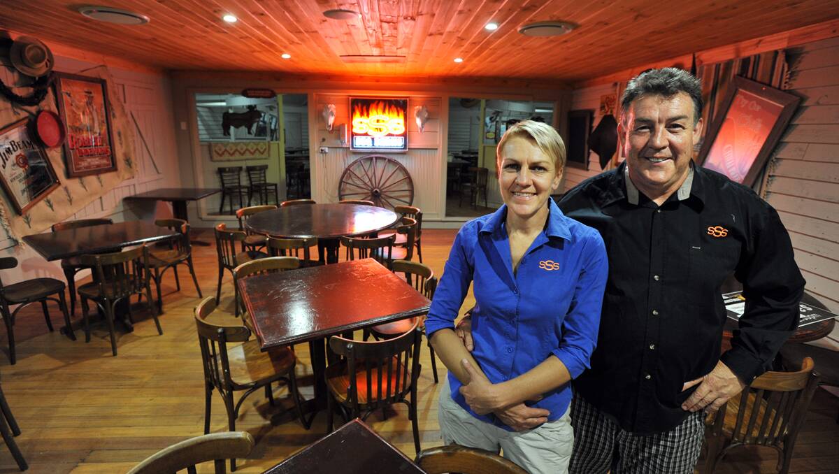 NEW SLATE: Marlene and Graham Manvell are excited about the rebuilt SSS BBQ Barn opening tonight in Tamworth.  Photo: Barry Smith 021212BSG04
