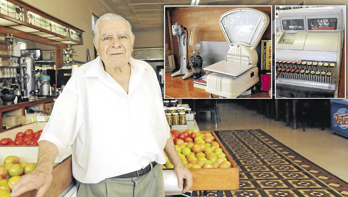 CAFE CELEBRATION: Manilla's Canberra Cafe, and its owner Paul Calokerinos, are celebrating 63 years in business this year. 
