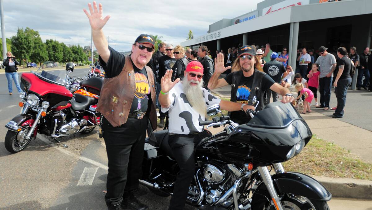 POKER RUN TIME: The Wolverines are ready to ride in their annual Poker Run tomorrow. Photo: Robert Chappel 220112RCA22