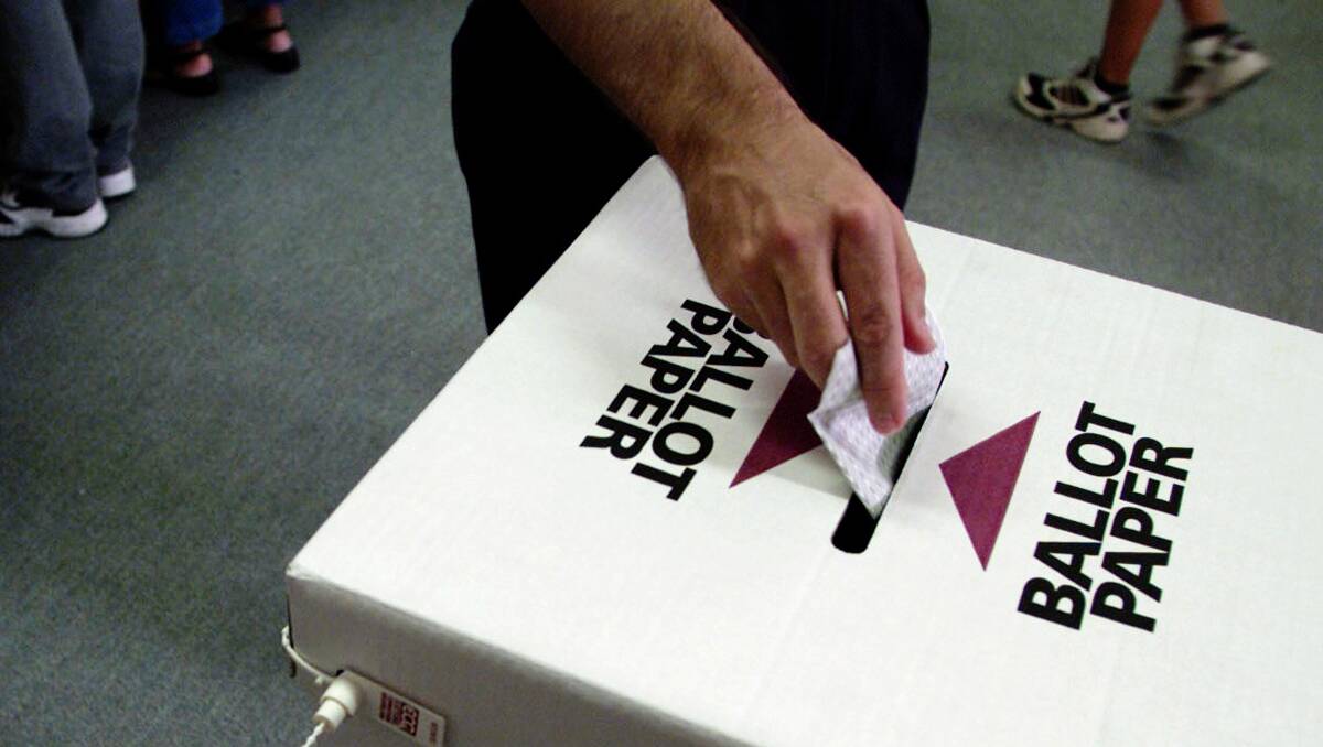 The importance of casting a vote. Photo: Fairfax