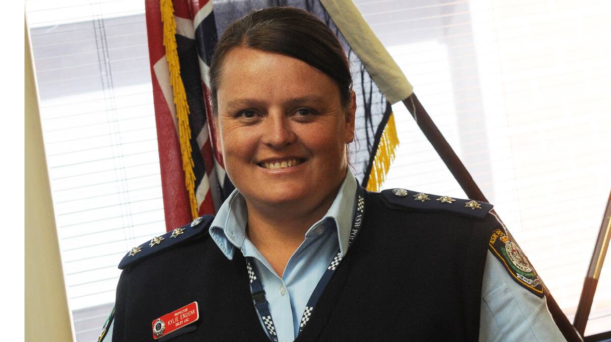 TALKING POLICE: Tamworth Inspector Kylie Endemi will immerse herself in everything to do with women in policing at an Australasian conference in Adelaide. Photo: Gareth Gardner  200813GGB02