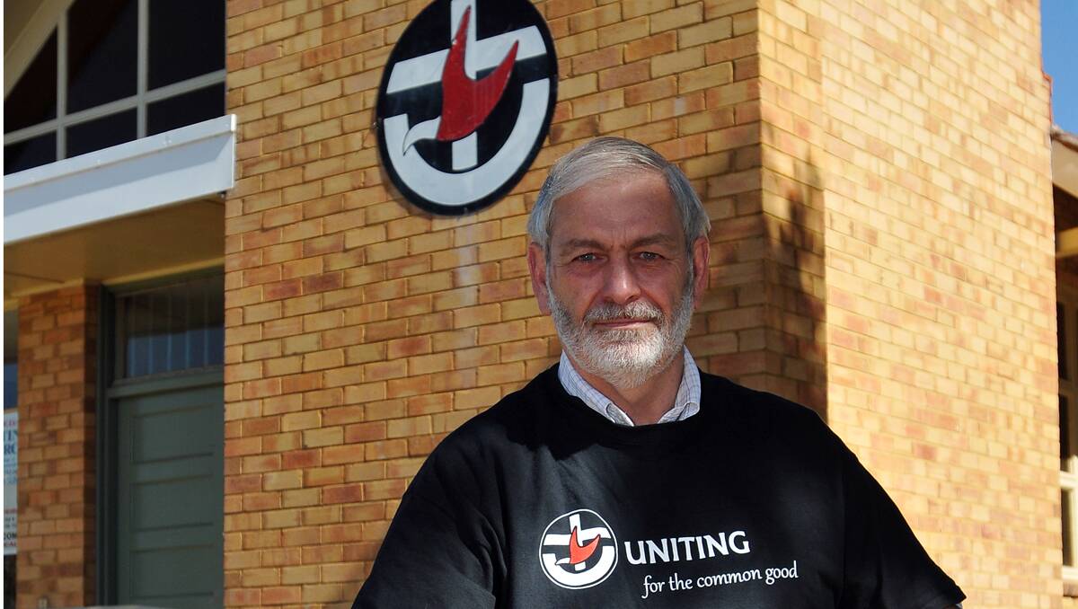 CONCERNED: Uniting Church minister Reverend John Brentnall is calling for caution when it comes to coal and coal seam gas. Photo: Geoff O’Neill  020413GOB02