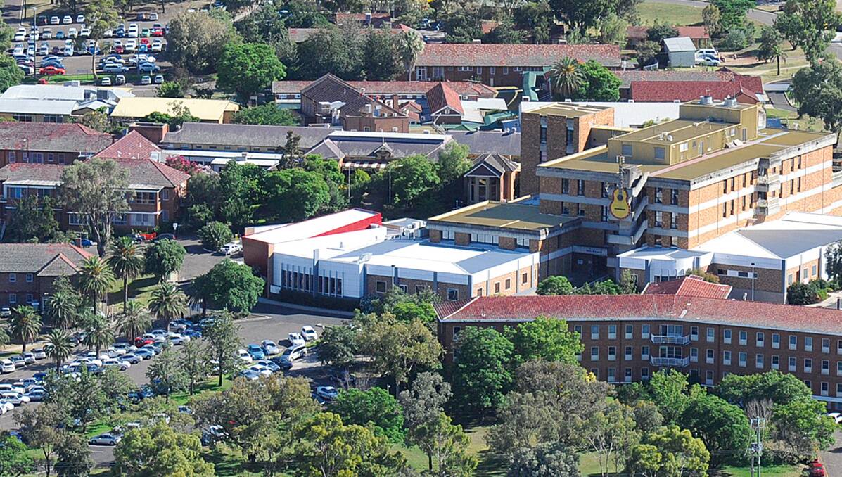 Trouble: Tamworth hospital staff are involved in the email furore.