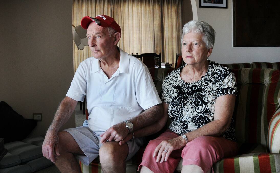 FORGOTTEN VICTIMS: Tamworth couple Len and Lea Truman, who were the innocent party in a car  accident that killed a 10-year-old boy near Tintinhull in 2012. Photo: Gareth Gardner 201213GGC01