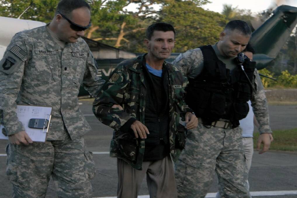 Photos provided by the Philippine military to Fairfax Media show freed kidnapped Australian adventurer Warren Rodwell.
