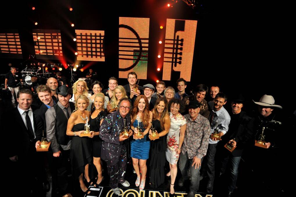 Last year's Golden Guitar winners.