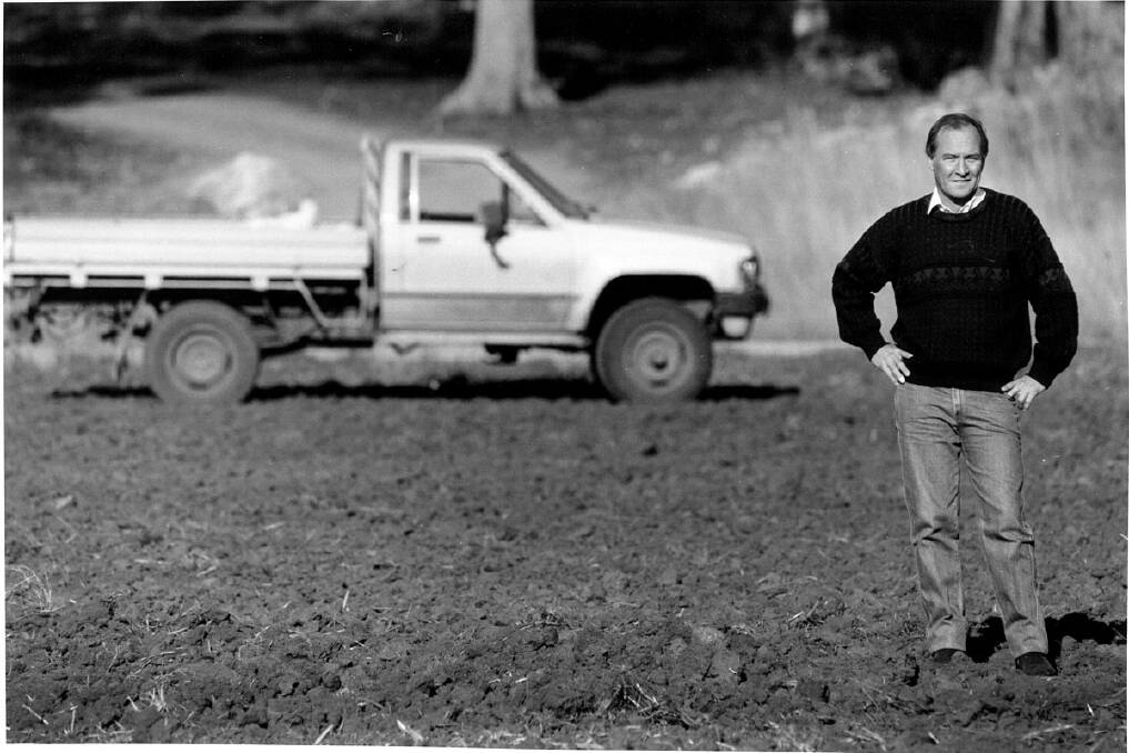 Tony Windsor in 1991. Photo:Barry Smith - The Northern Daily Leader/ 